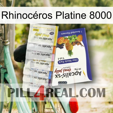 Rhinocéros Platine 8000 11